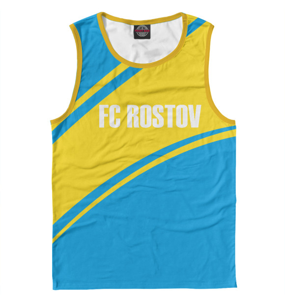 Майка для мальчика с изображением FC Rostov цвета Белый