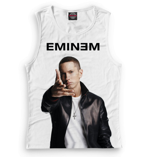 

Майки Print Bar, Белый, Eminem