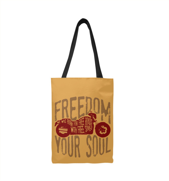 Сумка-шоппер с изображением Freedom in Your Soul цвета 