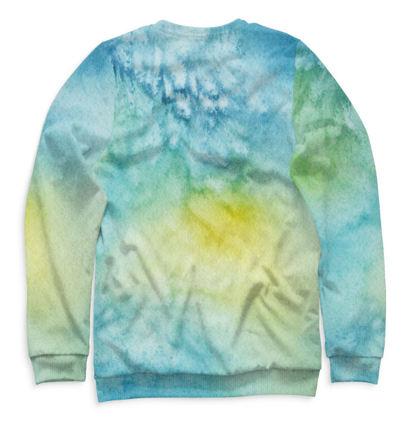 Женский свитшот с изображением Касатка цвета Белый