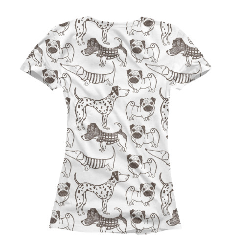 

Футболки Print Bar, Белый, Funny Dogs