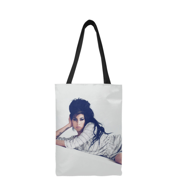 Сумка-шоппер с изображением Amy Winehouse цвета 