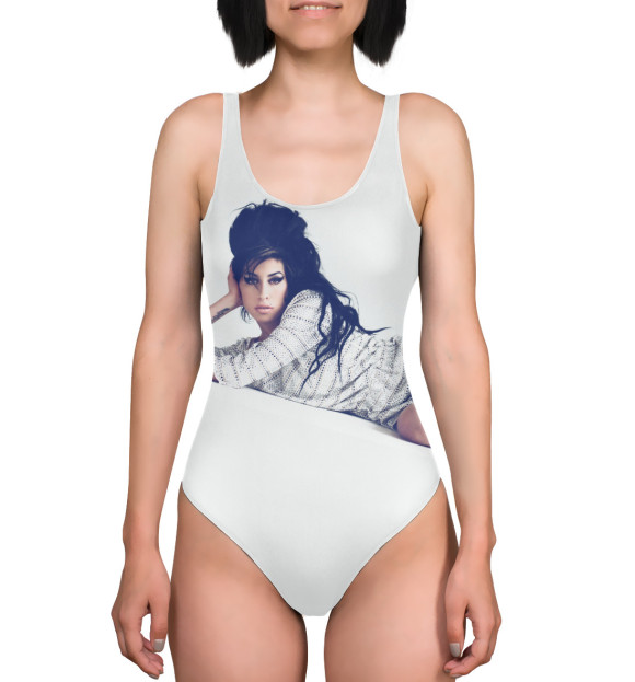 Купальник-боди с изображением Amy Winehouse цвета 
