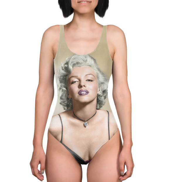 Купальник-боди с притом Мэрилин Монро цвета  Купальник-боди с изображением Мэрилин Монро цвета
