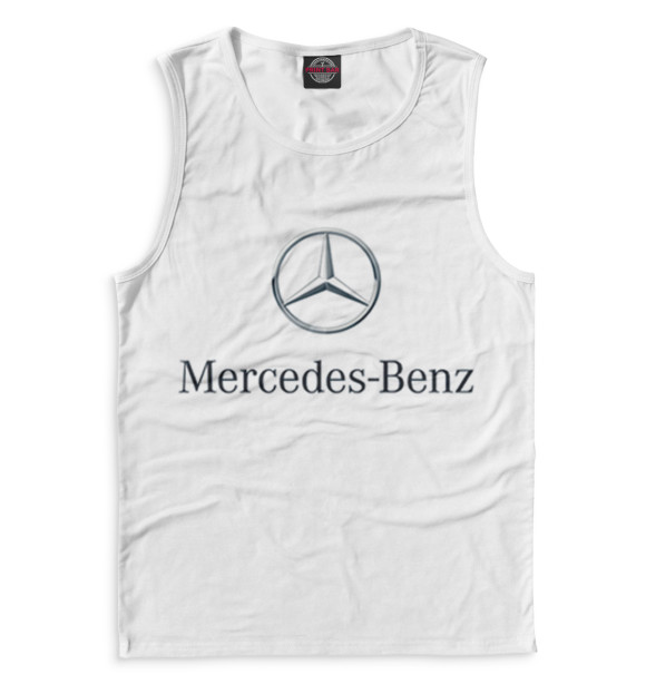 Майка для мальчика с изображением Mercedes-Benz цвета Белый
