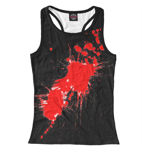 

Майки борцовки Print Bar, Белый, Кровавая клякса