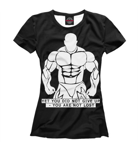 

Футболки Print Bar, Белый, Bodybuilding