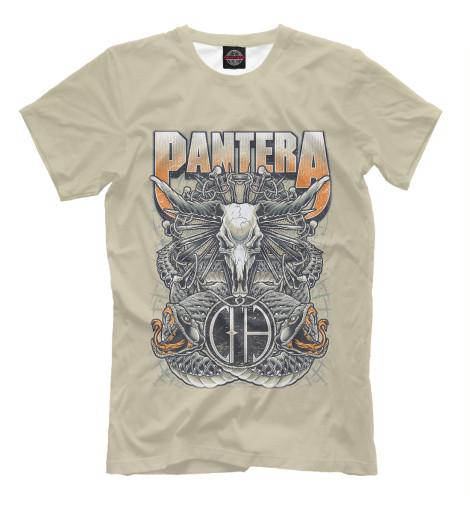 

Футболки Print Bar, Бежевый, Pantera