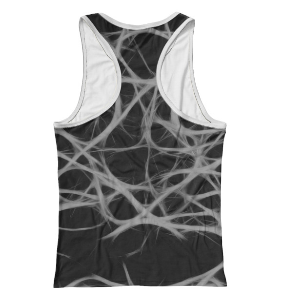 Женская майка-борцовка с изображением Linkin Park abstraction collection цвета Белый
