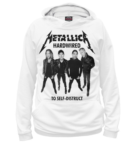 

Худи Print Bar, Белый, Metallica