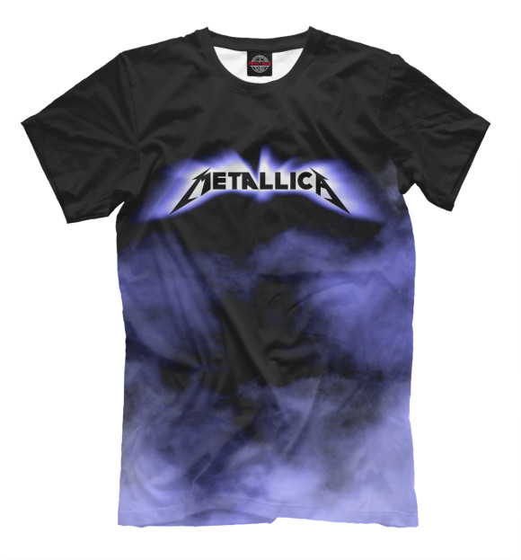 Мужская футболка с изображением Metallica цвета Белый