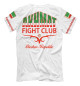 Мужская футболка Akhmat Fight Club White