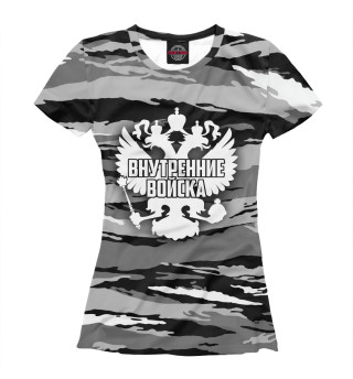 Женская футболка Внутренние войска