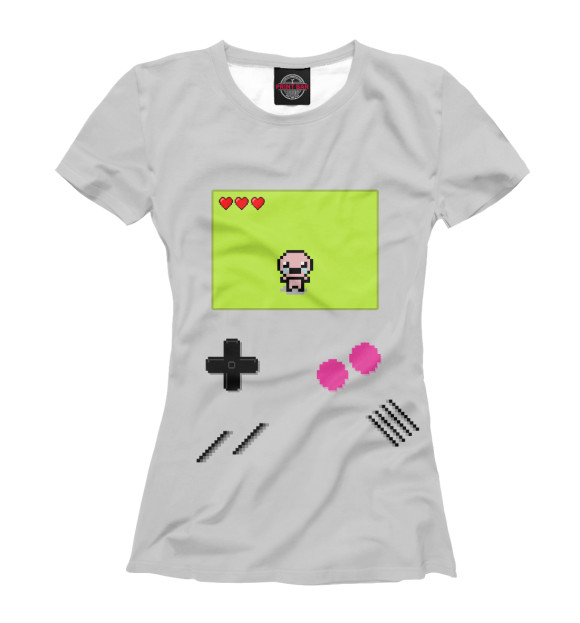 Женская футболка с изображением Game цвета Белый