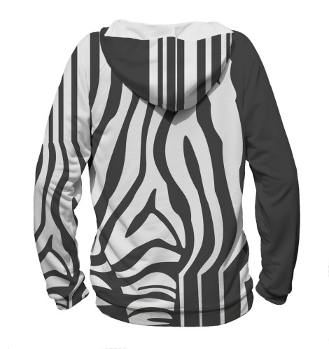 

Худи Print Bar, Белый, Зебра