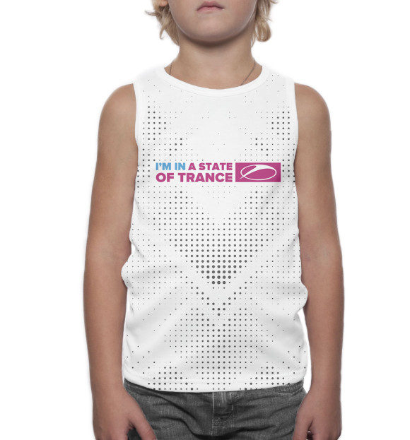 Майка для мальчика с изображением Armin van Buuren цвета Белый