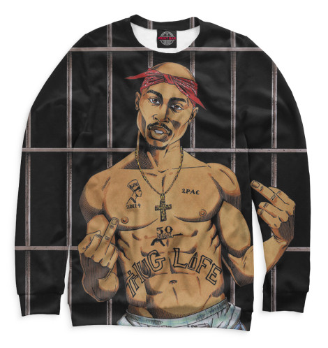 

Свитшоты Print Bar, Белый, 2Pac