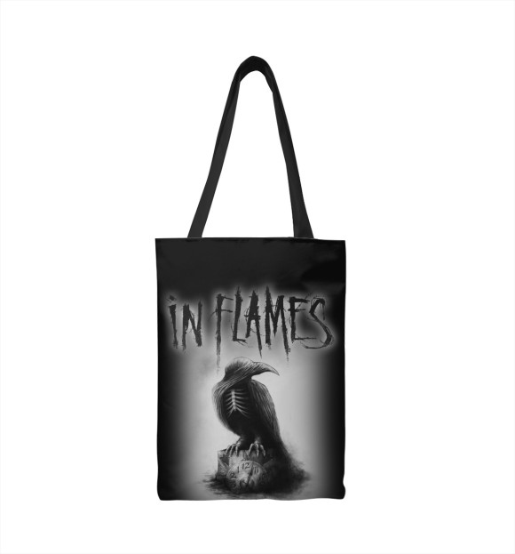 Сумка-шоппер с изображением In Flames цвета 