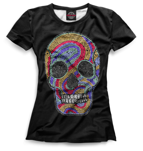 

Футболки Print Bar, Белый, Skull