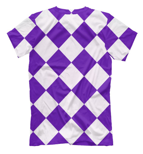 

Футболки Print Bar, Фиолетовый, Фиолетовые кубики