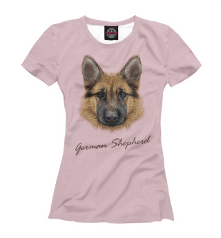 Женская футболка German Shepherd