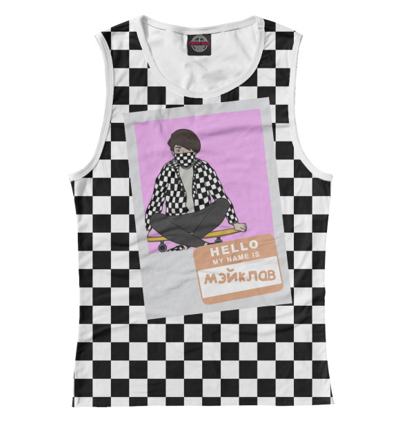 Майка для девочки с изображением Френдзона Мэйклав цвета Белый