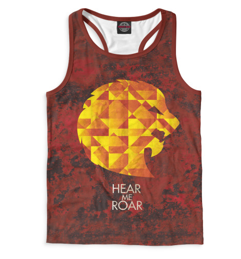 

Майки борцовки Print Bar, Белый, Символ Ланнистеров