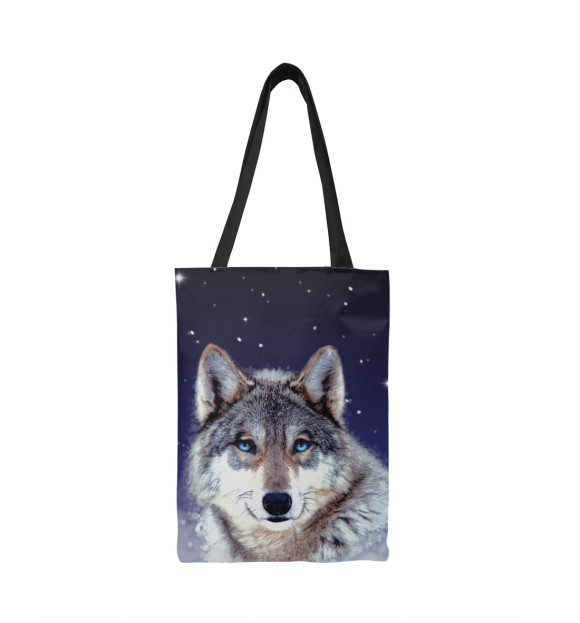Сумка-шоппер с изображением Ночной волк цвета 