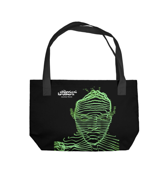Пляжная сумка с притом The Chemical Brothers цвета  Пляжная сумка с изображением The Chemical Brothers цвета