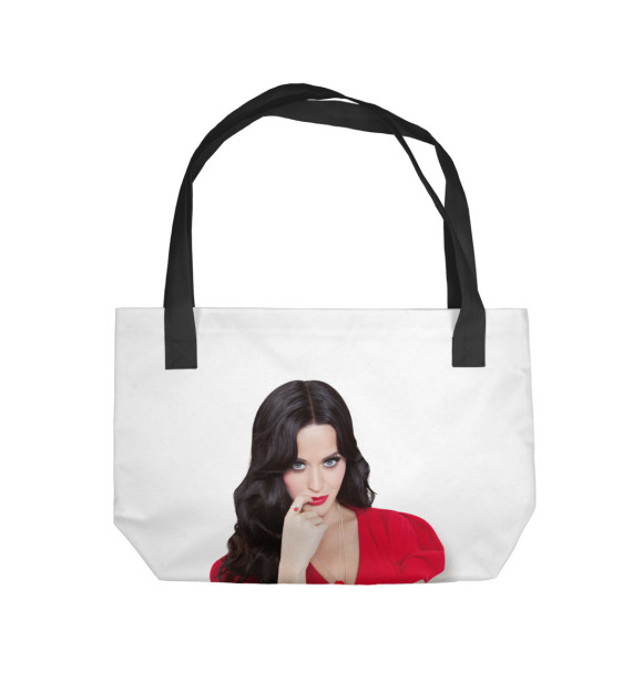 Пляжная сумка с изображением Katy Perry цвета 
