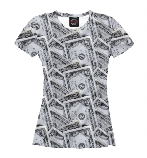 

Футболки Print Bar, Белый, Dollar
