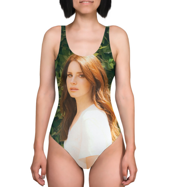 Купальник-боди с изображением Lana Del Rey цвета 