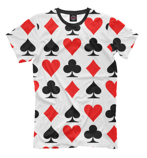 

Футболки Print Bar, Молочно-белый, Карты