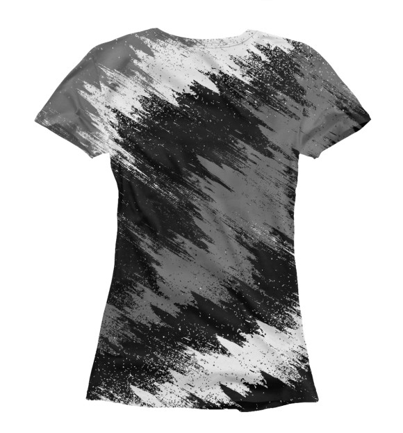 Женская футболка с притом MAN цвета Белый Женская футболка с изображением MAN цвета Белый