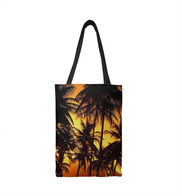 Сумка-шоппер с изображением Пальмы цвета 
