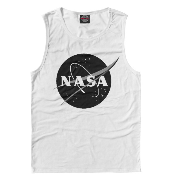Майка для мальчика с изображением NASA цвета Белый