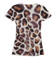 Женская футболка Дымчатый леопард