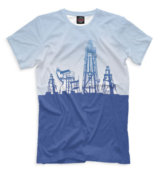 Мужская футболка Нефтедобыча