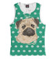 Майка для девочки Pug