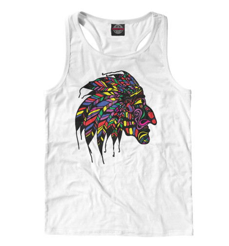 

Майки борцовки Print Bar, Белый, Индеец