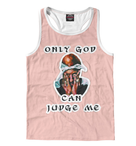 

Майки борцовки Print Bar, Белый, 2Pac