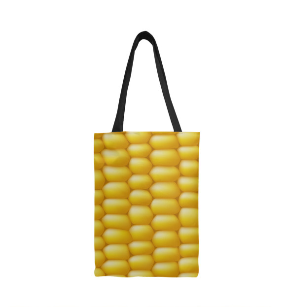 Сумка-шоппер с изображением Кукуруза цвета 