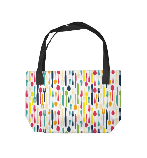 Пляжная сумка с изображением Повар цвета 
