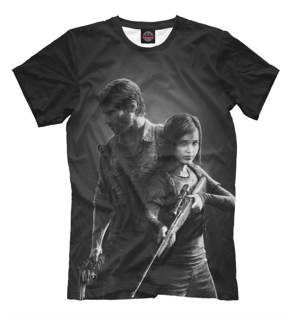 Футболка для мальчиков с изображением The Last of Us цвета Черный