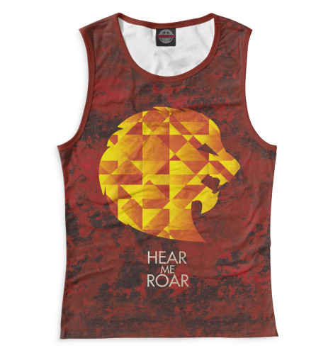 

Майки Print Bar, Белый, Символ Ланнистеров