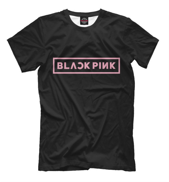 Мужская футболка с изображением Blackpink цвета Черный