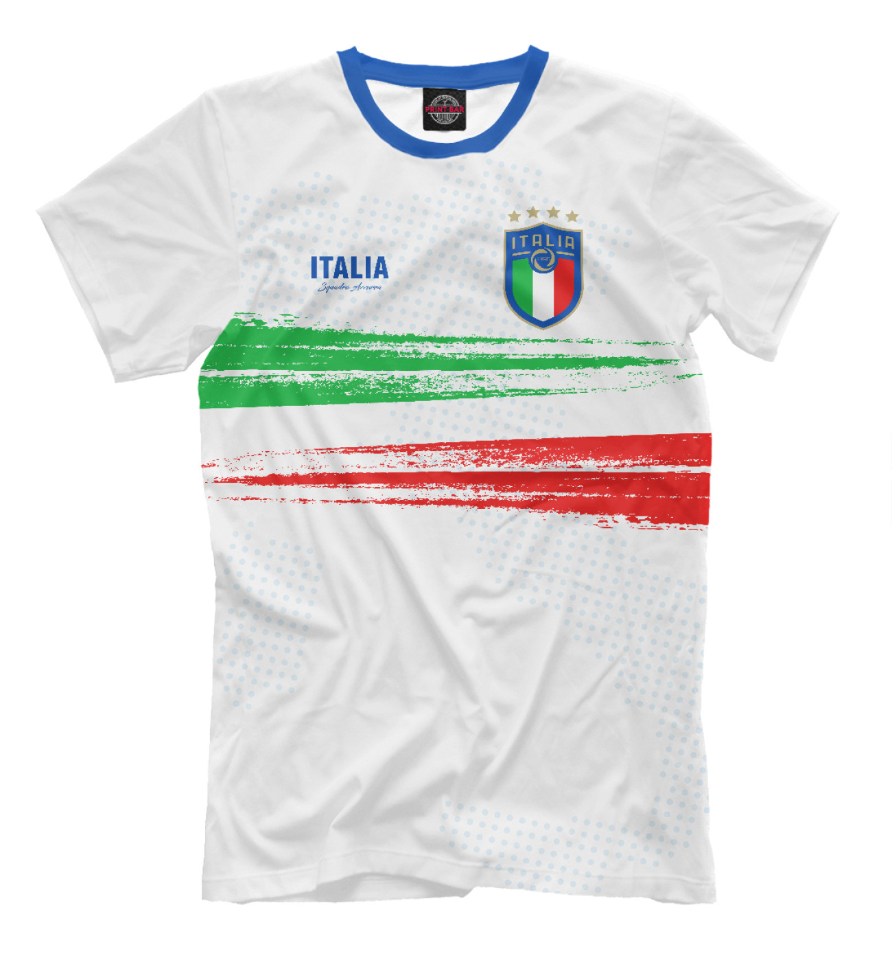 Мужская Футболка Италия, артикул: FNS-889259-fut-2