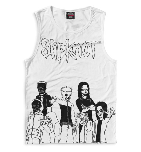 

Майки Print Bar, Белый, Slipknot