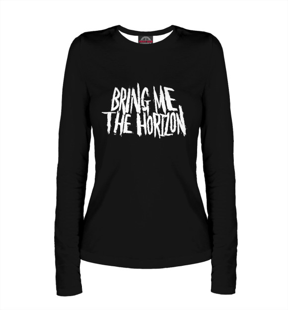 Женский лонгслив с изображением Bring Me the Horizon цвета Белый