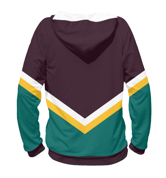 Женское худи с изображением Anaheim Ducks цвета Белый